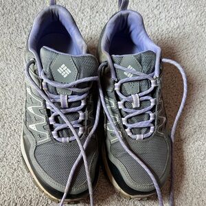 Columbia Women's Gray and Lavender Trail Sneakers